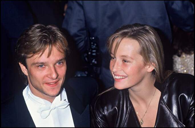 David Hallyday se marie avec Estelle Lefébure en 1989