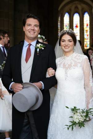 Le Mariage du Prince Amaury Bourbon-Parme et de Mlle Pelagie Mac Mahon s'est tenu à Autun le 8 juillet 2023