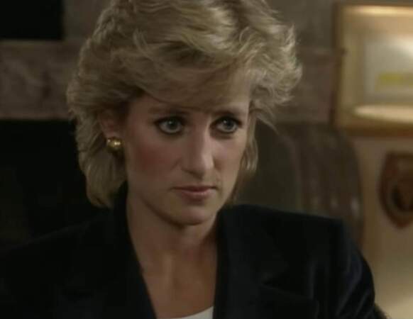 Diana lors de l'interview scandaleuse accordée à la BBC.en 2021.