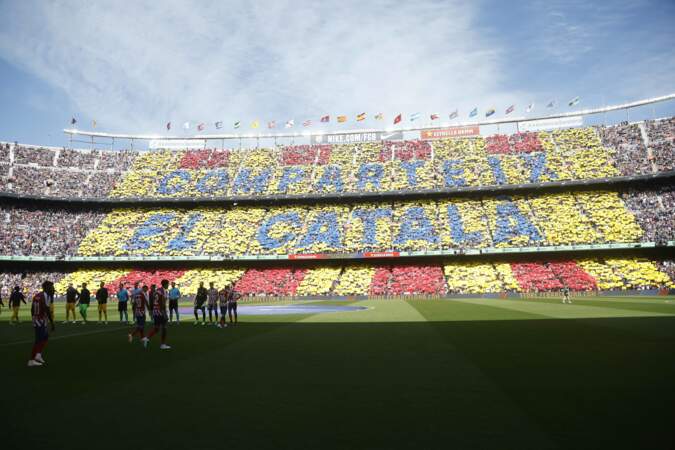 Les socios sont fiers du FC Barcelone, mais encore plus de leur région : la Catalogne.