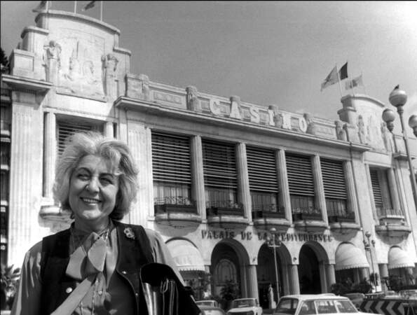 Renée Le Roux était la première femme directrice d'un casino en France: le Palais de la Méditerranée à Nice.