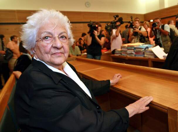 Renée Le Roux, agée de 85 ans, lors du procès en 2007.