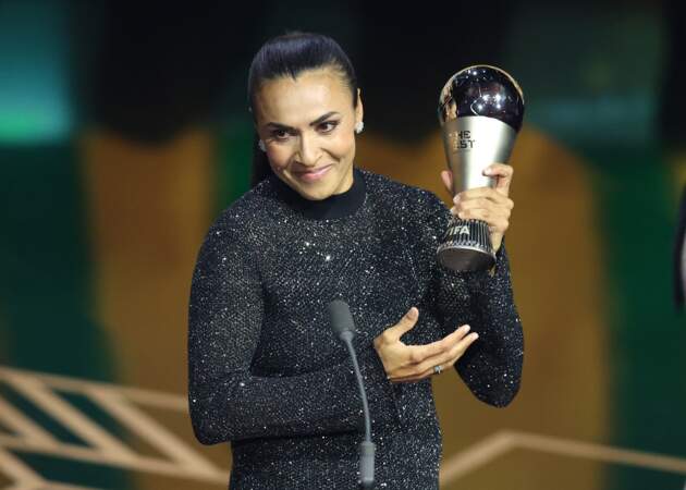La Brésilienne Marta a reçu le Prix Spécial en hommage à sa carrière