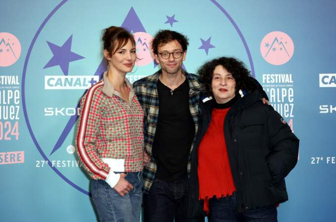 Louise Bourgoin, Xavier Lacaille, et Noémie Lvosky