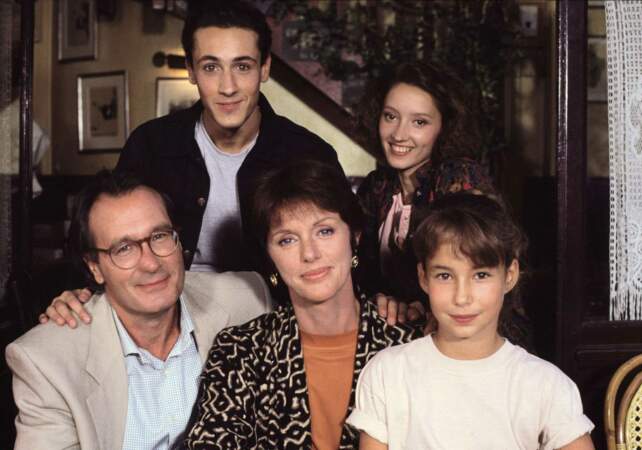 Anny Duperey et Bernard Lecoq en 1991 au coeur d'une nouvelle série de TF1 : "Une famille formidable"