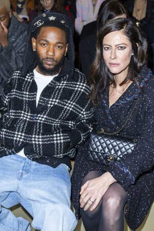 Anna Mouglalis prend la pose avec le rappeur Kendrick Lamar.