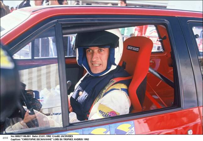 Passionné de sport automobile, l'animateur a participé à plusieurs courses dont les 24 heures du Mans en 1993