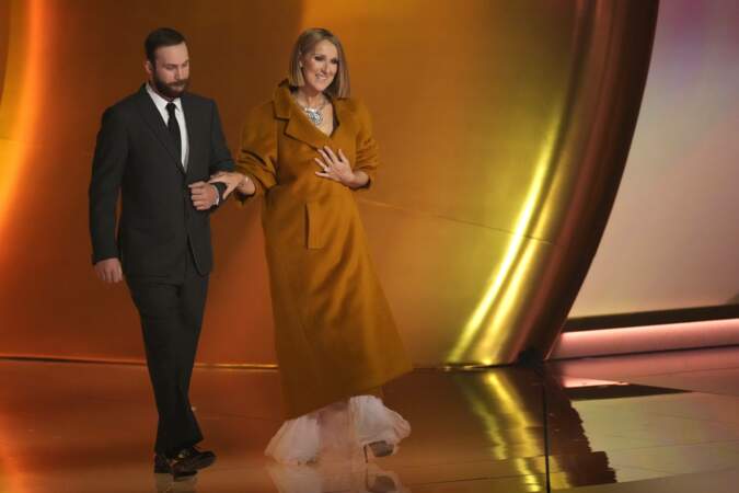 La cérémonie a été marquée par l'apparition surprise de Celine Dion sur la scène des Grammy Awards