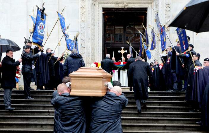 Les funérailles du prince Victor Emmanuel de Savoie, fils du dernier roi d'Italie