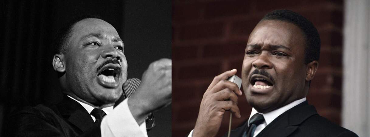 Martin Luther King Jr alias David Oyelowo dans Selma en 2015.