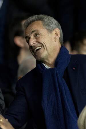 Nicolas Sarkozy, grand passionné de football, était heureux de voir le match 