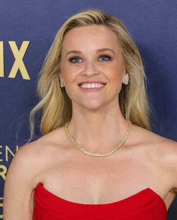 Reese Witherspoon avait opté pour un total look rouge ce 24 février. 