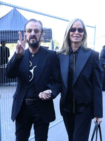 Ringo Starr, autre membre des Beatles, était présent avec sa femme Barbara Bach