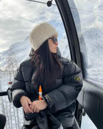 Lisa Lopez a dévoilé des photos de leur séjour au ski en janvier 2024.