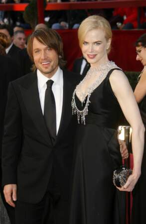 Le couple resplendit à Los Angeles en février 2008 lors de la 80ème cérémonie des Oscars.