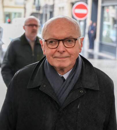 Jacques Toubon, ancien ministre de la culture lors de la cérémonie d'enterrement de Frédéric Mitterrand