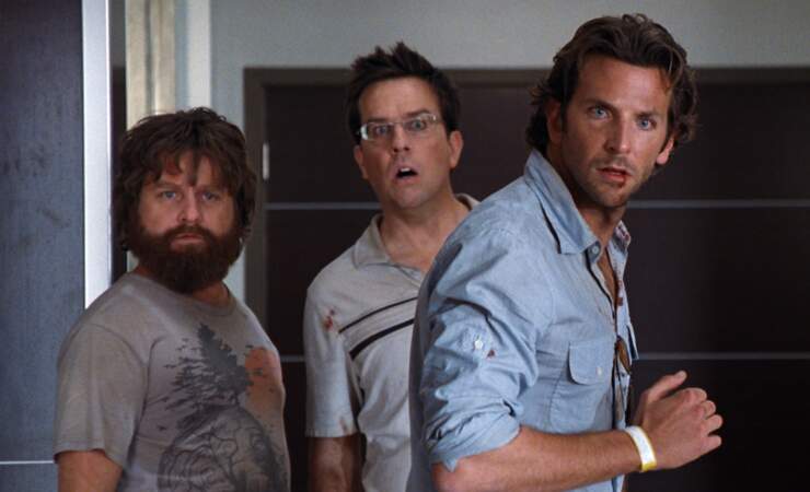 Zach Galifianakis, Ed Helms et Bradley Cooper dans Very Bad Trip