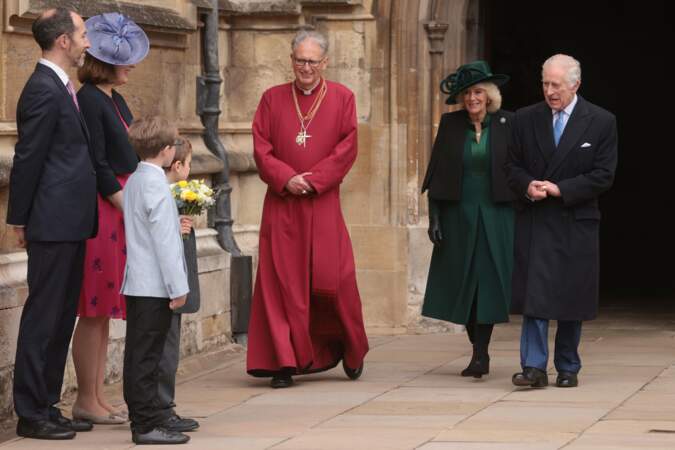 Le couple royal était au centre de l'attention.