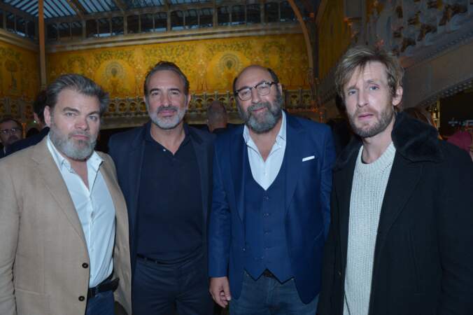 Les acteurs Clovis Cornillac, Jean Dujardin, Kad Merad et Philippe Lacheau ont posé tous les quatre