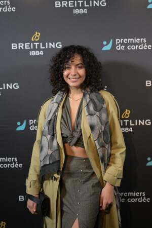 Vaimalama Chaves (Miss France 2019) a retrouvé les autres Miss au dîner de charité Breitling à la Samaritaine pour l’association Premiers de Cordée à Paris le 4 avril 2024