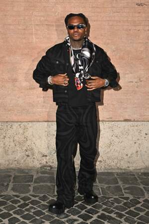 Le rappeur américain Gunna a fait le déplacement pour le défilé Pucci.