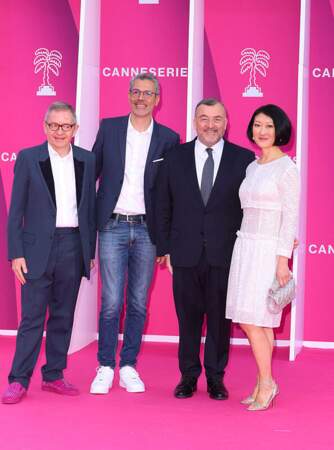 Benoit Louvet, Jean-Marc Juramie, Gérald-Brice Viret et Fleur Pellerin