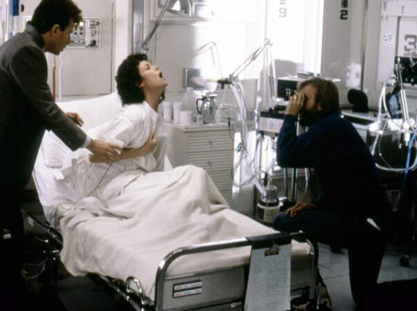 James Cameron sur le tournage d'"Aliens, le retour" en 1985.