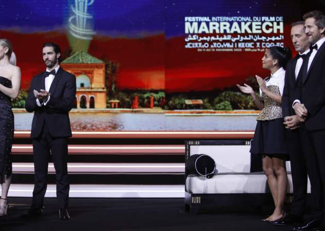Leïla Bekhti et Tahar Rahim lors du Festival de Marrakech 2022.