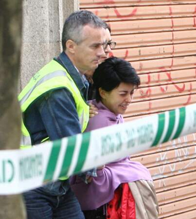 La véritable arrestation de Rosario Porto en septembre 2013.