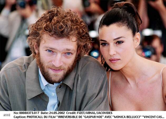 Le couple d'acteurs ici au Festival de Cannes pour le film de Gaspar Noe Irreversible en 2002