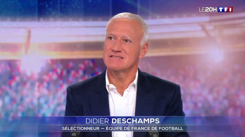 Didier Deschamps sur le plateau de TF1