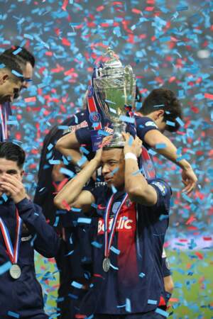 Le 25 mai 2024, le PSG remporte son dernier trophée en date face à l'OL (1-2) : la finale de la Coupe de France 2024.