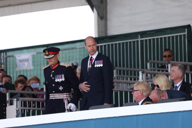 Le Prince William a pris place dans les tribunes 