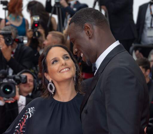 Hélène et Omar Sy, un couple heureux sur les marches de Cannes, en mai 2022.