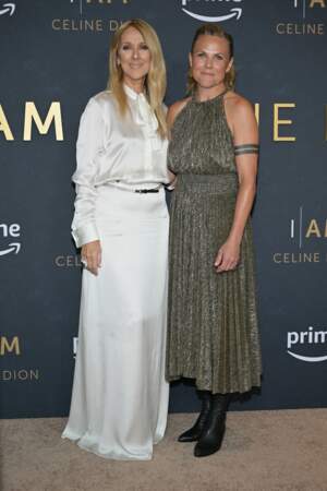 Céline Dion en compagnie 'Irene Taylor, la réalisatrice du documentaire de Prime Video 