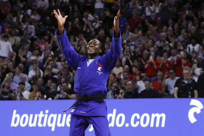 Clarisse Agbegnenou possède un des plus beaux palmarès du judo féminin français avec plusieurs médailles d'or olympiques.