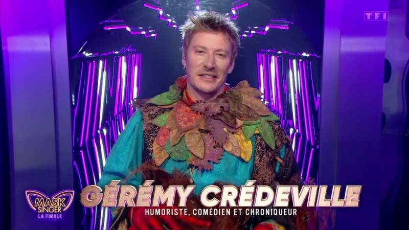 Gérémy Crédeville se dissimulait sous cet effrayant costume.