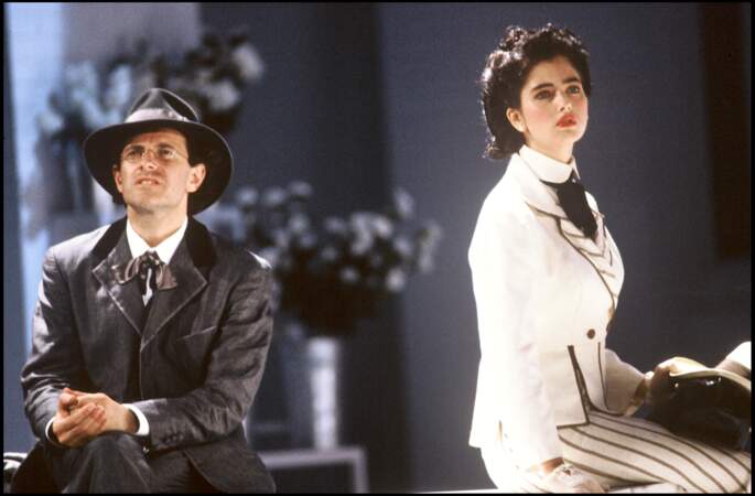En 1991, les deux acteurs jouent ensemble dans la pièce "Putzi" au théâtre Antoine à Paris